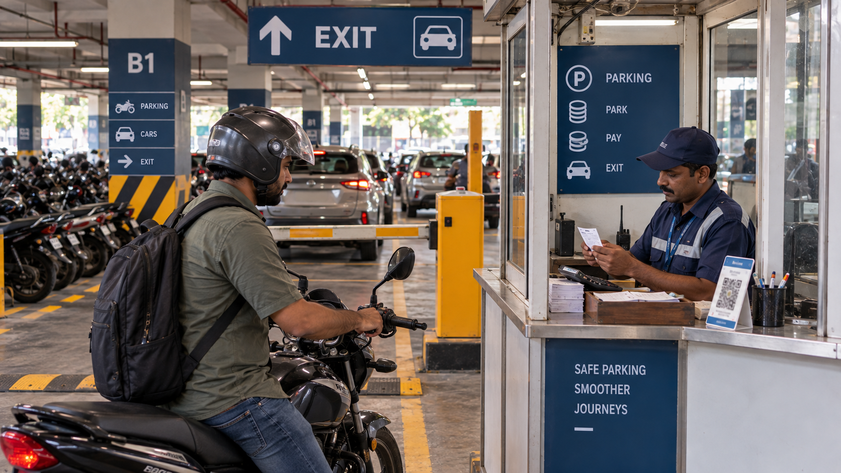 Where everyday parking still depends on manual processes